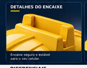 Detalhes do encaixe do suporte